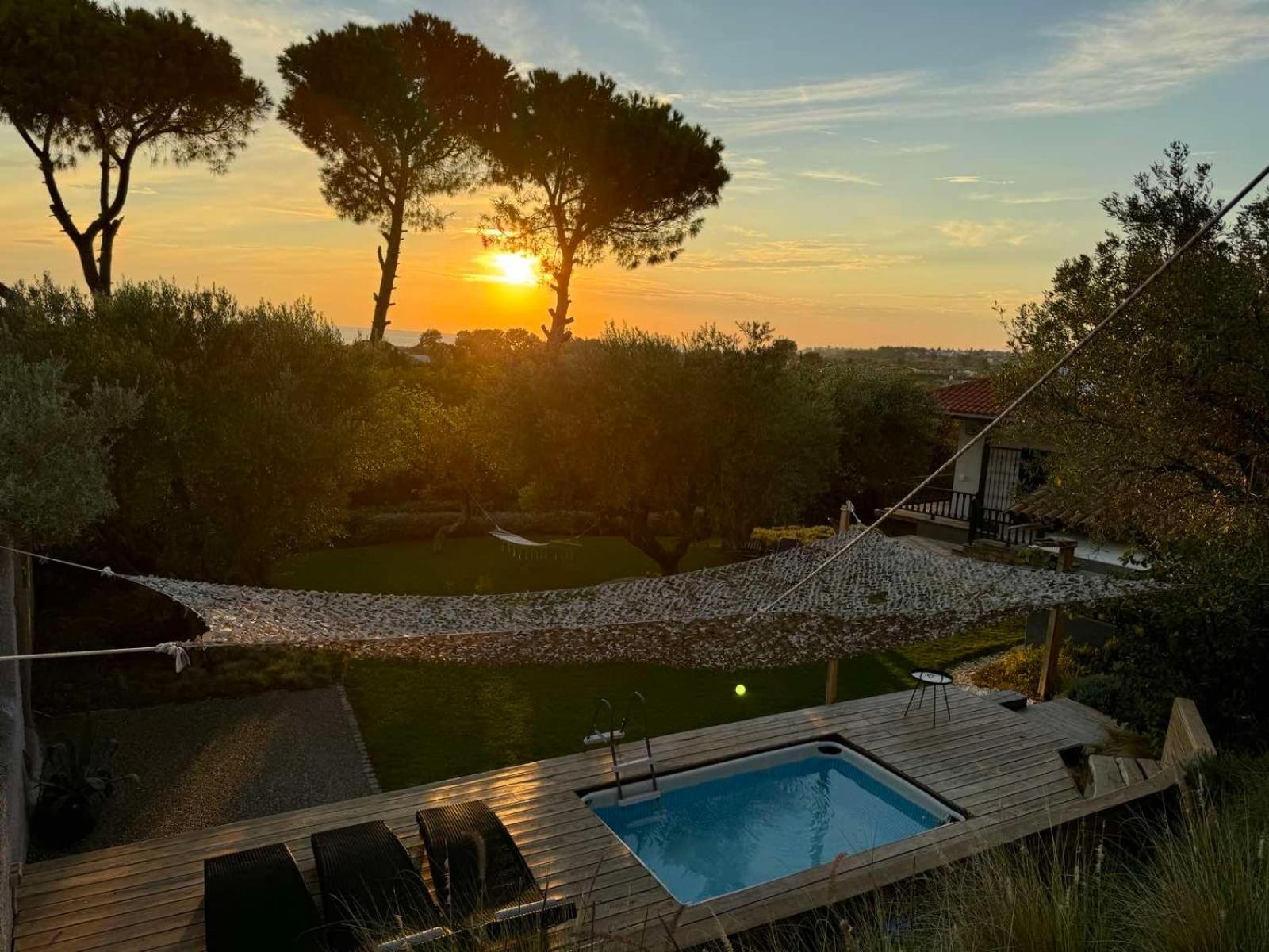 Sea View Villa In Olive Garden Nea Kallikrateia Exterior photo